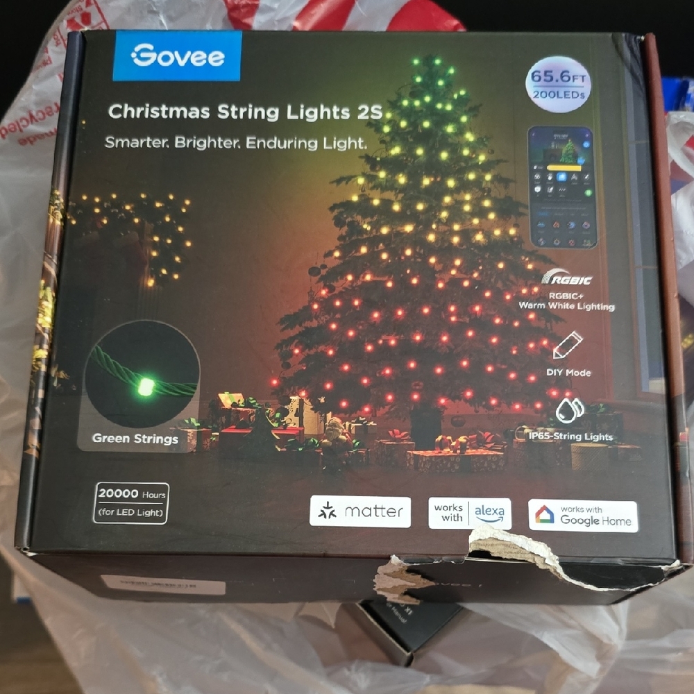 Green Christmas String Lights